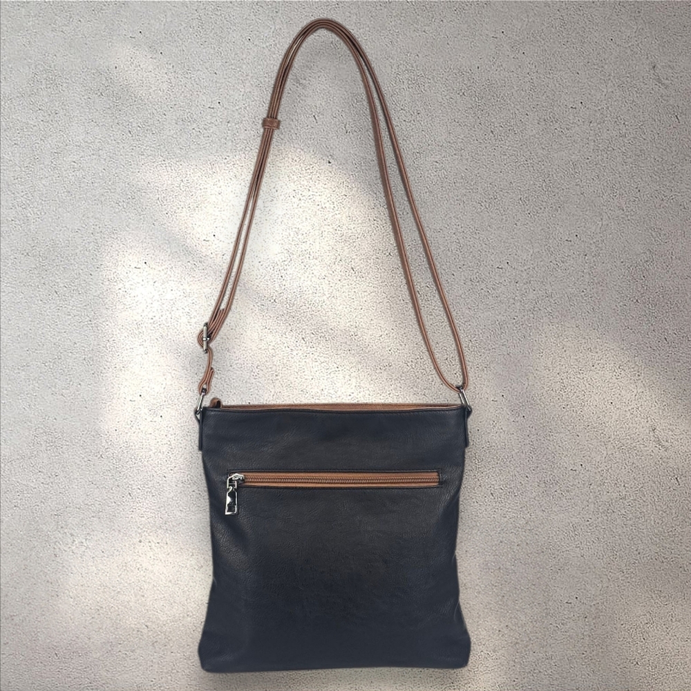 Masintor Vegan Leather Crossbody Shoulder Bag - Picture 3 of 16